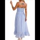 thumbnail image 5 of Vestido de Verano 2025 para Mujer, Informal, Sin Mangas, con Tirantes Finos, Ribete de RIC, Fruncido, con Volantes, . Azul L, 5 of 10