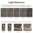 thumbnail image 6 of BERTHMEER 8'x10' Area Rugs for Living Room Dining Room Bedroom Farmhouse Office Oriental Vintage Traditional Floral Carpets Non Slip Machine Washable Large Rugs, Black Beige, 6 of 7