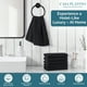 thumbnail image 2 of Casa Platino Toallas de Mano para Baño - Juego de 6 Piezas (16" x 28"), Toallas de Baño Suaves y Absorbentes, Toallas de Mano Negras Premium para Baño, Toallas de Baño 100% Algodón para Uso Diario - Negro, 2 of 7