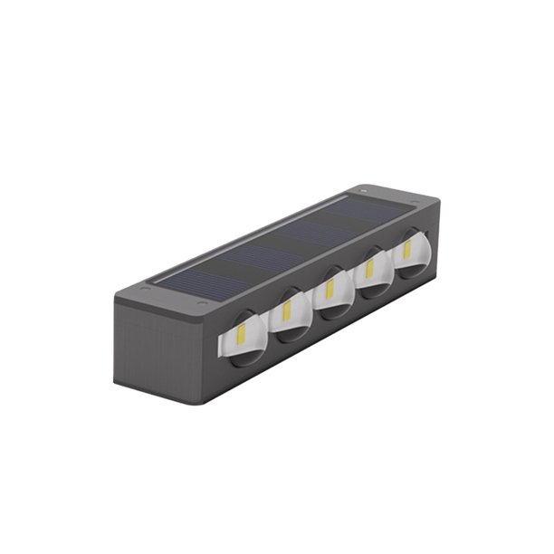 Luzes Solares Al Aire Libre 4 Lámparas de Pared Solares, Lámparas de Lavado de Pared, Lámparas Fluorescentes Al Aire Libre, Decoración Del Porche Del Jardín Moderno Impermeable