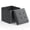 Dark Gray, variant on Magshion 15" Cube Folding Ottoman with Storage, Cotton-linen Collapsible Storage Ottoman Foot Stool, for Living Room Bedroom Entryway, Navy Blue