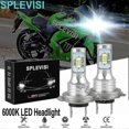 thumbnail image 1 of 2x70w Pure White Motorcylce Led Headlight Bulbs 6000k Kit For Kawasaki Ninja 250 300 650 Zx6r Zx10 Motorcycle Led Light - Y, 1 of 4