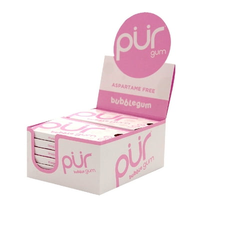 Pur Gum, Coolmint, Aspartame Free, 9 Pieces, 12.6 GRM, Pack of 12