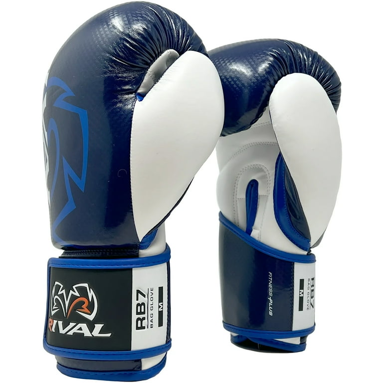 Rival Boxing RB7 Fitness Plus Hook and Loop Bag Gloves - XL - Navy
