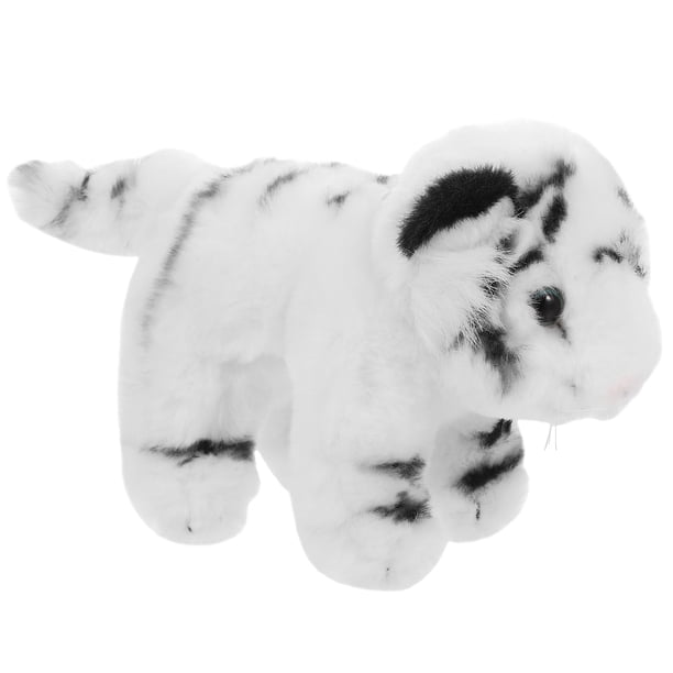 Estatuilla de peluche de tigre de peluche, juguete de peluche de tigre, estatuilla de peluche de tigre de peluche