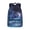 Butterfly Crescent Moon Galaxy, variant on Splatter Paint Printing Galaxy Backpack for Kids Back to School,One Size