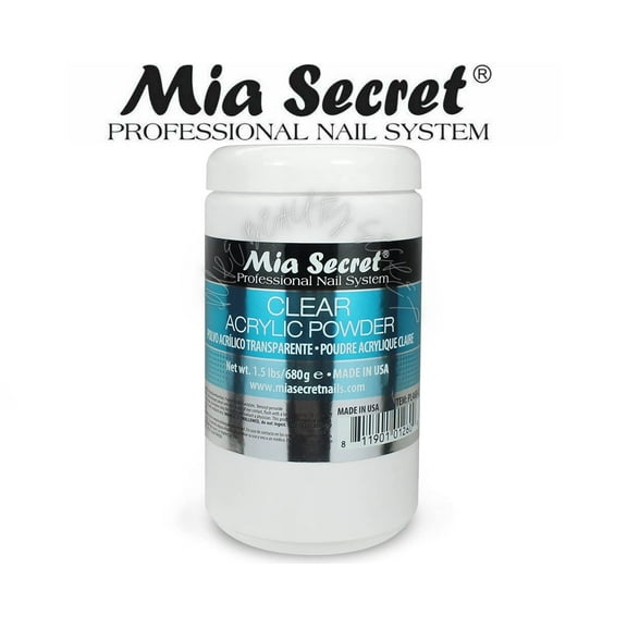 Mia Secret Acrylic Powder Clear 1.5 LBS/24 OZ ( PL460-C )