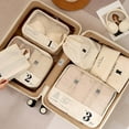 thumbnail image 1 of Fiudx Organizador de Equipaje de Viaje, Sistema de Embalaje de 7 Piezas, Incluye Bolsas para Ropa, Zapatos y Lencería, Ahorra Espacio para Viajar Fácilmente, Perfecto para Vacaciones y Viajes de Nego, 1 of 6