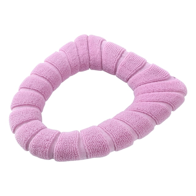 Fiudx Cojín de Invierno para Inodoro, Tejido de Punto Grueso, Fibra Acrílica Suave y Cómoda, Lavable a Máquina, Ajuste Universal, Fácil Instalación, Higiénico, Tamaño 44 X 36 Cm.