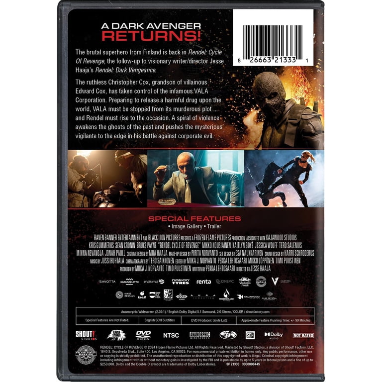 Rendel: Cycle Of Revenge (DVD), Shout Factory, Horror - Walmart.com
