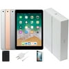 Refurbished Apple iPad 6 (2018) 9.7-inch, 32GB, 128GB, All Colors: Space Gray, Silver, Gold, Also Comes With Bundle: Case, Pre-Installed Tempered Glass, Rapid Charger, and Get Free 2-Day Shipping