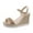 Gold, variant on JeashCHAT Sandals for Women Women's Open Toe Casual Shoes Rhinestone Comfortable Platform Wedge Sandals Shoes