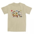 thumbnail image 1 of Camisetas con personajes de cómics de Peanuts para hombres y mujeres, divertidas camisetas con estampado de Snoopy, Charlie Brown y dibujos animados, 100 % algodón, 1 of 5