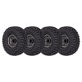 thumbnail image 1 of RC Car Tires, Excellent Grip 1.7in Width RC Wheel 10 Holes Stable Driving Experience With Metal Rims For 1/10 RC Car Gray, 1 of 8