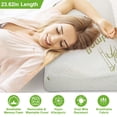 thumbnail image 4 of Bamboo Memory Foam Cervical Pillow Orthopedic Contoured Neck Support Pillow Breathable Washable Cover for Back & Side Sleepers, 4 of 12