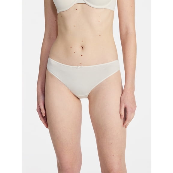 No Boundaries Women's Bikini Panty Cotton, 1-pack, Sizes XS-XXXL