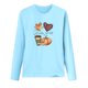 thumbnail image 4 of Blusa Informal Elegante Para Mujer, Camisas de Manga Larga, Camiseta Estampada Con Cuello Redondo A La Moda Para Otoño Odeerbi  ODB170004, 4 of 6