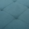 thumbnail image 3 of Noble House Lomita Dark Teal Fabric Storage Ottoman, 3 of 10