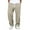 Khaki, variant on Texture Pants Men Drawstring Wide Leg Hippie Pants Lightweight Breathable Hiking Sweatpants Lounge Trousers