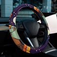 thumbnail image 6 of Thanksgiving Font 14.5 Inch Printing PVC Leather Auto Accessories Steering Wheel Covers for Car Wheel Covers, 6 of 6