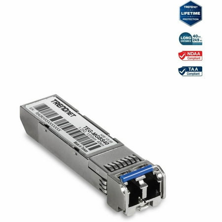 UPC: 0710931501940 | TRENDnet TEG-MGBS40 Mini GBIC Single-mode LX (40KM) Module