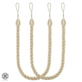 thumbnail image 4 of Luxtrada 4/2pcs Curtain Tiebacks Ropes Decorative Handmade Tie Backs Curtain Holdbacks Holders Cord for Window Sheer Drapes Indoor Outdoor, 4 of 9