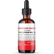 Heavenly Herbals, Inc. Chelidonium Majus Q - Mother Tincture - Homeopathic Medicine - Made in USA - 60mL - Helps to Improve Digestive Complaints, Ships from USA.