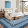 thumbnail image 4 of Gaderth 9x12 Large Braided Print Area Rug For Living Room, Washable Farmhouse Rug With Non Slip TPR Backing, Low Pile Stain Resistant Carpet For Bedroom Dining Room Nursery Office, 4 of 10