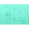thumbnail image 1 of Ahgly Company Indoor Rectangle Oriental Turquoise Blue Traditional Area Rugs, 2' x 3', 1 of 4