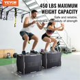 thumbnail image 2 of 3 in 1 Plyo Box 30/24/20 Inch Wooden Platform Jumping Exercise Step Up Box for Home Gym Training Conditioning, 2 of 6