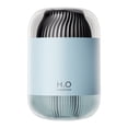 thumbnail image 1 of Large Capacity Air Humidifier with Diffuser with Night Night Light Portable Car-interior Diffuser Rechargeable Mist Maker Sprayer Living Room Blue, 1 of 8