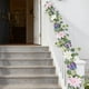 thumbnail image 5 of Guirnalda de flores artificiales con mariposas y enredaderas | Hojas flexibles y desmontables para decoración del hogar, bodas, fiestas, chimenea, centro de mesa, uso interior y exterior, 5 of 6