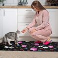 thumbnail image 3 of Pioneer Flower Floral Print Pattern Kitchen Rugs Sets Of 2,Anti Fatigue Kitchen Mat Rugs Non Slip Washable,Decorative Kitchen Floor Mats for Kitchen,Sink,Laundry,17"x30"+17"x47", 3 of 7
