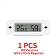 thumbnail image 4 of Smart Digital Thermometer Hygrometer WiFi Indoor Temperature & Humidity Sensor for Home Use Mini Humidity Monitor,1 * Smart Digital Thermometer Hygrometer,White, 4 of 6