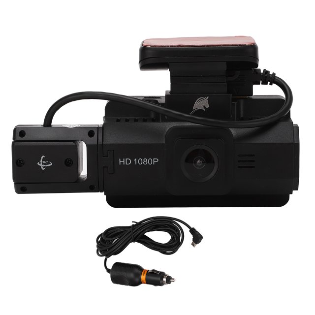 Cámara de salpicadero dual Pantalla IPS de 3,0 pulgadas Gran angular de 170° Detección de movimiento Grabación en bucle Imagen clara DVR para coche Jadeshay A