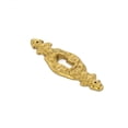 thumbnail image 5 of Renovators Supply Cast Brass Decorative Keyhole Cover Escutcheon Plate 3 3/16" H x 1" W. Faucet Plate Cabinet Door Key Plate Dresser Key Plate Door Hardware Locks Cover, 5 of 7