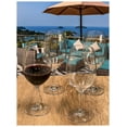 thumbnail image 4 of HomeRoots Set Of Four Clear Tritan Plastic Stemmed All Purpose Wine Glass, 4 of 5