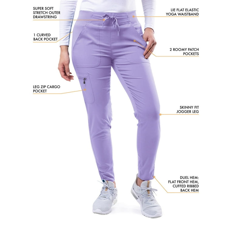 Women's Plus Size Mid-Rise Cuffed Jogger Pants - Prologue Black 3X, Women's,  Size: 3XL, by Prologue