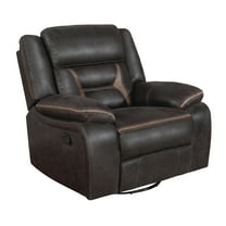 Greer Upholstered Tufted Back Glider Recliner