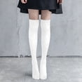 thumbnail image 2 of Miaoju Girls Knee High Socks School Uniform Sock Long Socks for Girls Boys Seamless Dress Sock Cotton 3-18 Years, 2 of 6