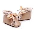 thumbnail image 1 of SUNSIOM Newborn Flat Shoes, Soft Soles Non Slip Winter Snow First Walkers Boots, 1 of 5