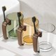 thumbnail image 1 of Vaso para cepillo de dientes enjuague bucal de baño • vaso de plástico para lavabo • diseño engrosado, base antideslizante estable, apertura ancha, uso cotidiano fácil de limpiar, 1 of 6