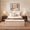Beige, variant on Ovios Queen Bed with Mattress and Headboard, All-in-One Cloud Upholstered Bed Set in a Box, No Assembly Required, Beige