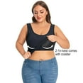 thumbnail image 6 of 1/2 Pack Women's Plus Size Tank Tops with Buit-in Bra, Women's Camisole Seamless Compression Tank Top Shapewear Body Shaper Base Layer Undershirt Underwear Tops, XL-4XL, 6 of 9