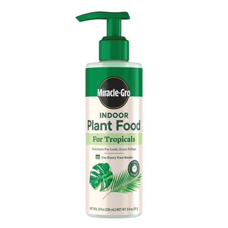Miracle-Gro Indoor Plant Food for Tropicals, Liquid Plant Food, 8 fl. oz.