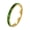 Gold Plated Green, variant on Women's 2mm Thin Stainless Steel Ring Inlay Full Cubic Zirconia Stackable Promise Wedding Band Green Size 6