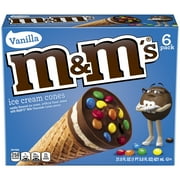 M&M's, Chocolate Ice Cream Cone, 6 Ct