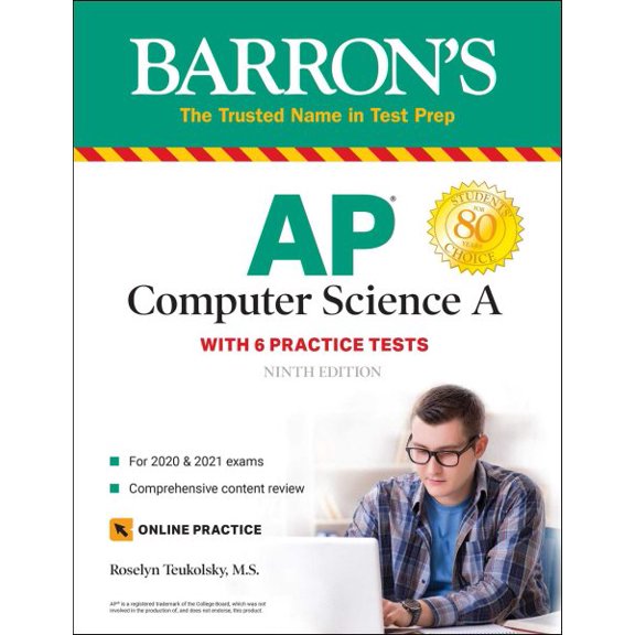 Pre-Owned AP Computer Science a: With 6 Practice Tests (Paperback) 1438012896 9781438012896