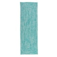 thumbnail image 2 of Colonial Mills Ocean's Edge Braided Indoor/ Outdoor Area Rug Aqua Splash 2' x 5' Runner 2' x 3' Rectangle, 2 of 5