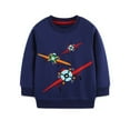 thumbnail image 3 of Tiijoy Toddler Boy's Graphic Sweatshirt Microfleece Casual Sports Pullover, Sizes 2-3, 3 of 6